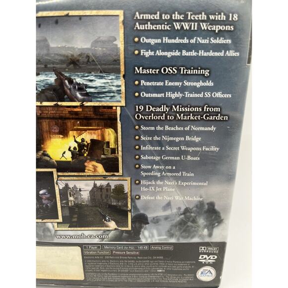 Medal of Honor Frontline PS2 PlayStation 2 Complete - Tested - Picture 3 of 5